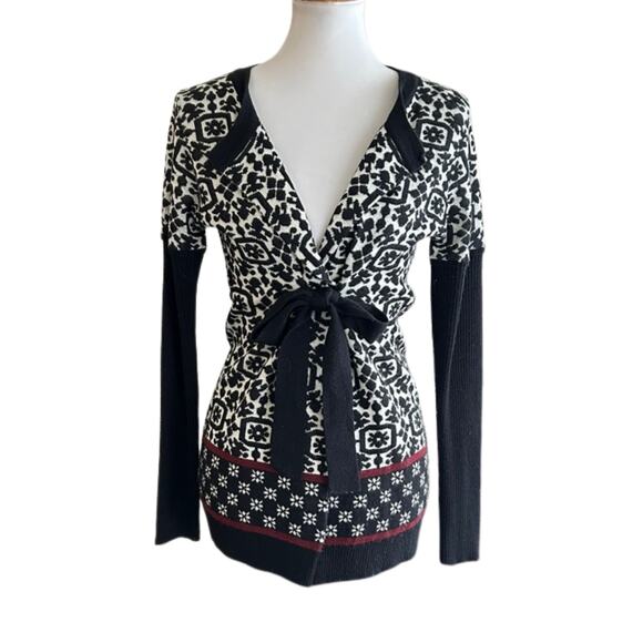 Vivienne Westwood Red Label Knit Sweater – Y2K Black & White Pattern, Size M - Picture 1 of 7